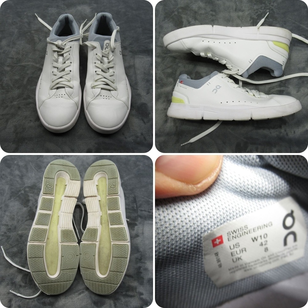 On Cloud Sneakers Women 10W White Roger Advantage Clubhouse Lightweight Lace